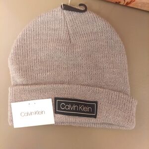 NEW Adult CALVIN KLEIN CUFFED BEANIE CK HAT WINTER TOBOGGAN STOCKING CAP